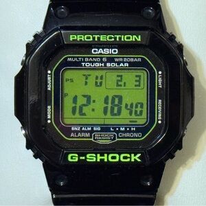 Casio G-Shock GW-M5610B-1 “Zombie” Tough Solar Atomic Square Digital Watch 5610